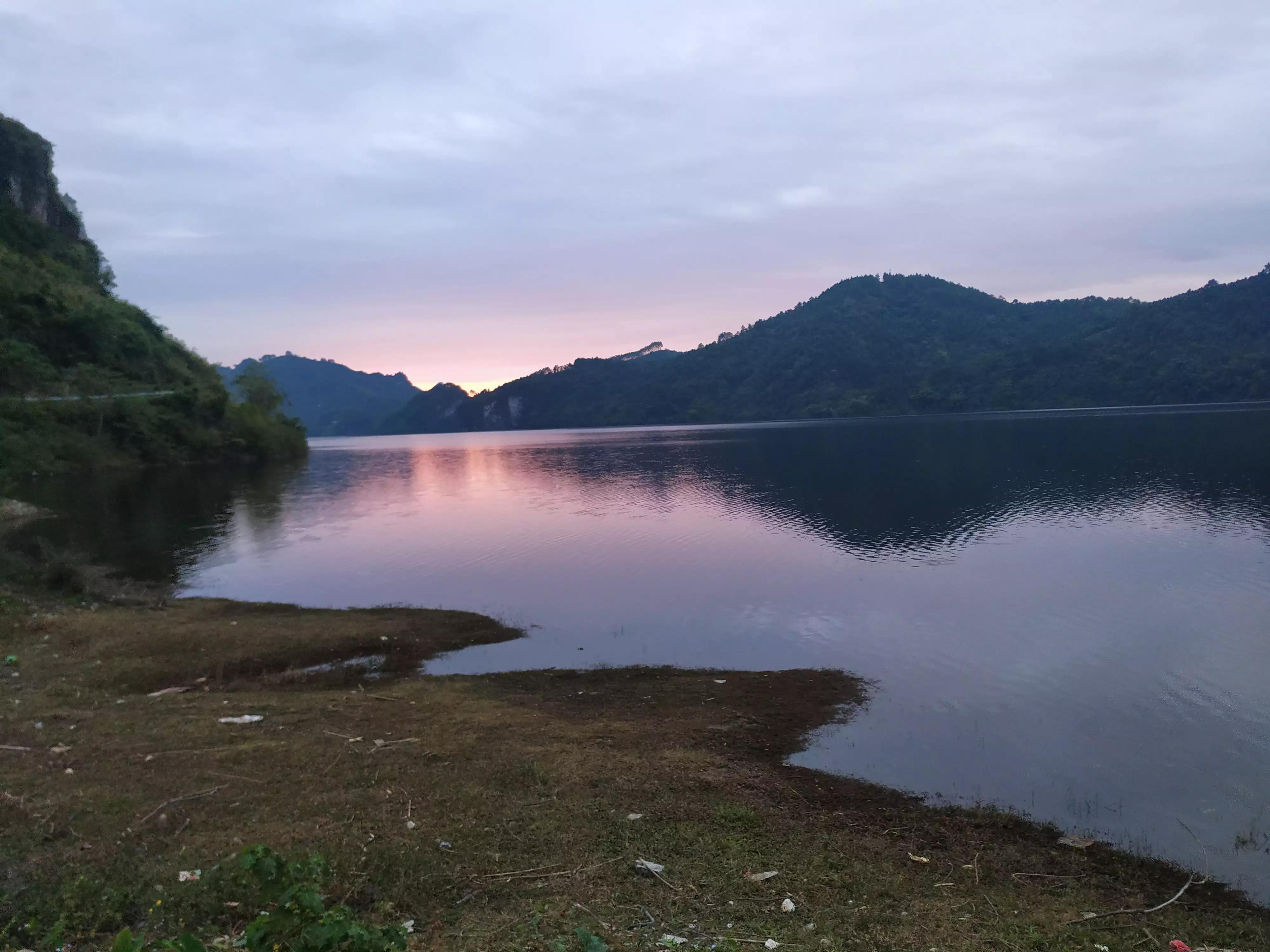 太阳呢？在我煎锅里！——南宁市上林县东敢水库露营