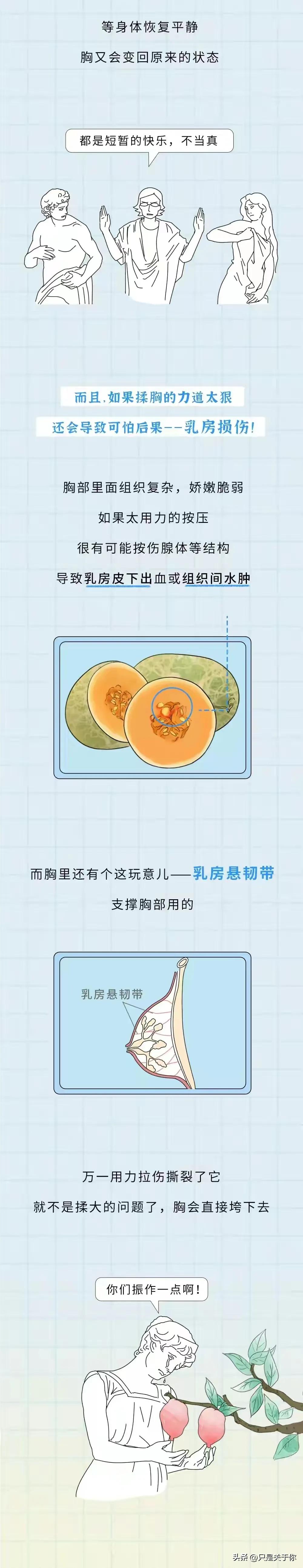 漫画：为什么男人不能对女人的胸部下狠手？