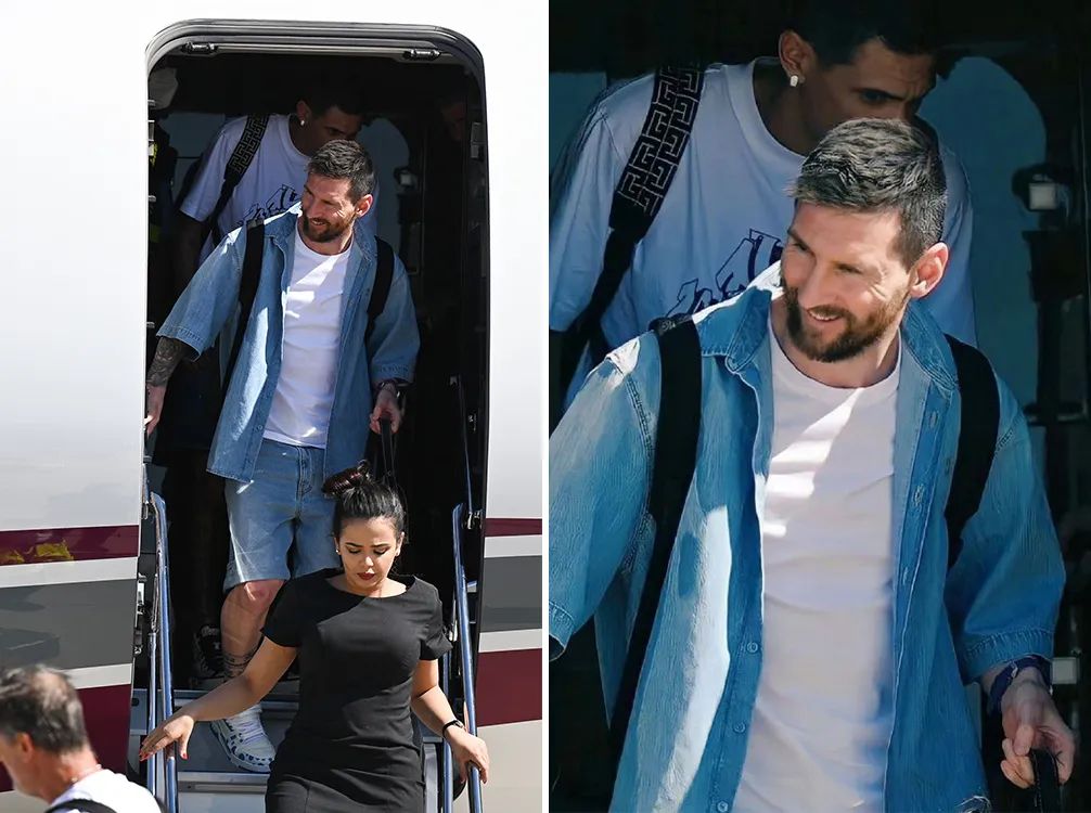 梅西现身lv,梅西穿阿根廷卡塔尔世界杯球衣