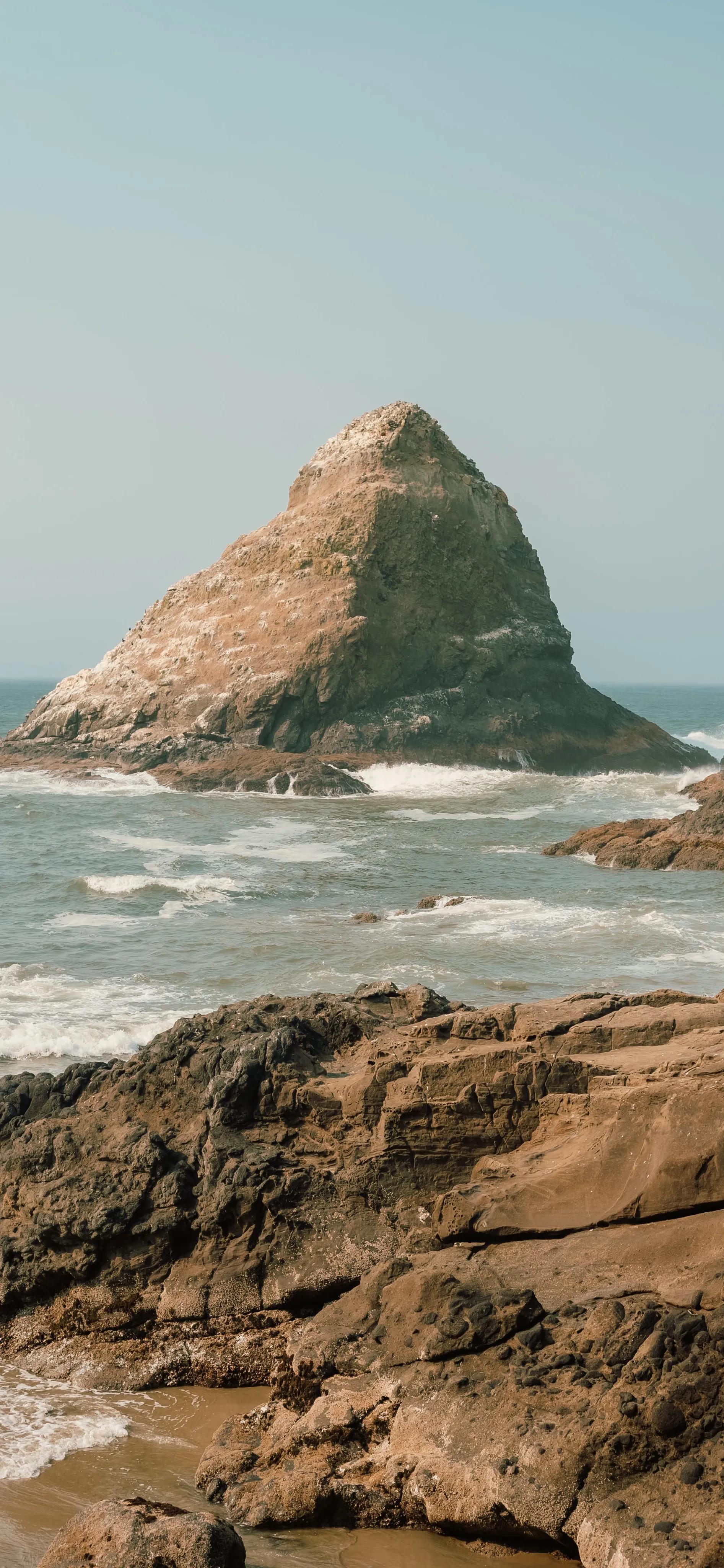 海洋岛屿壁纸高清全屏,海浪沙滩壁纸全屏高清