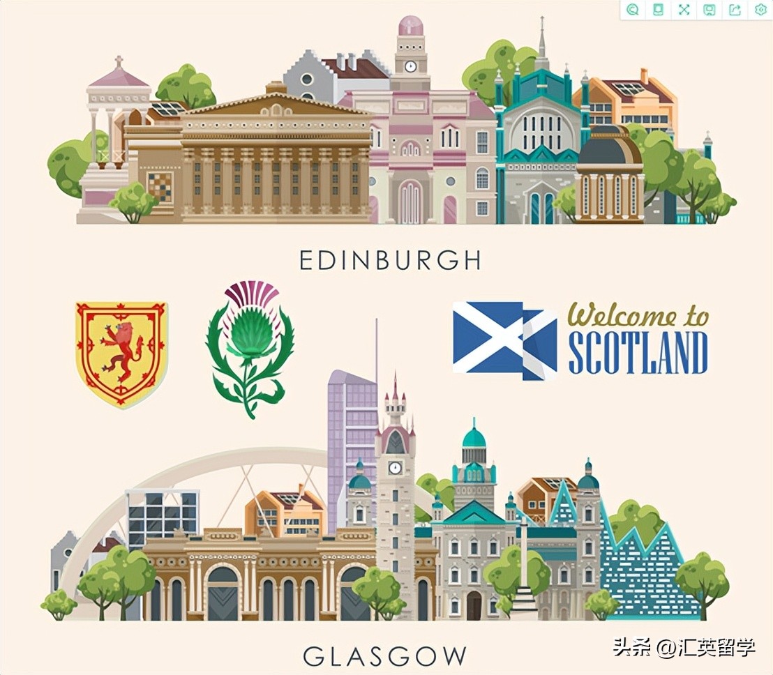 苏格兰格拉斯哥爱丁堡,英国留学开曼群岛