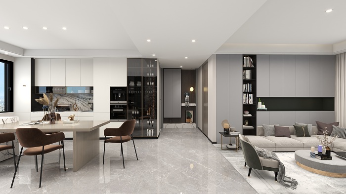 大王椰高雅灰颗粒板衣柜,大王椰家具板优势