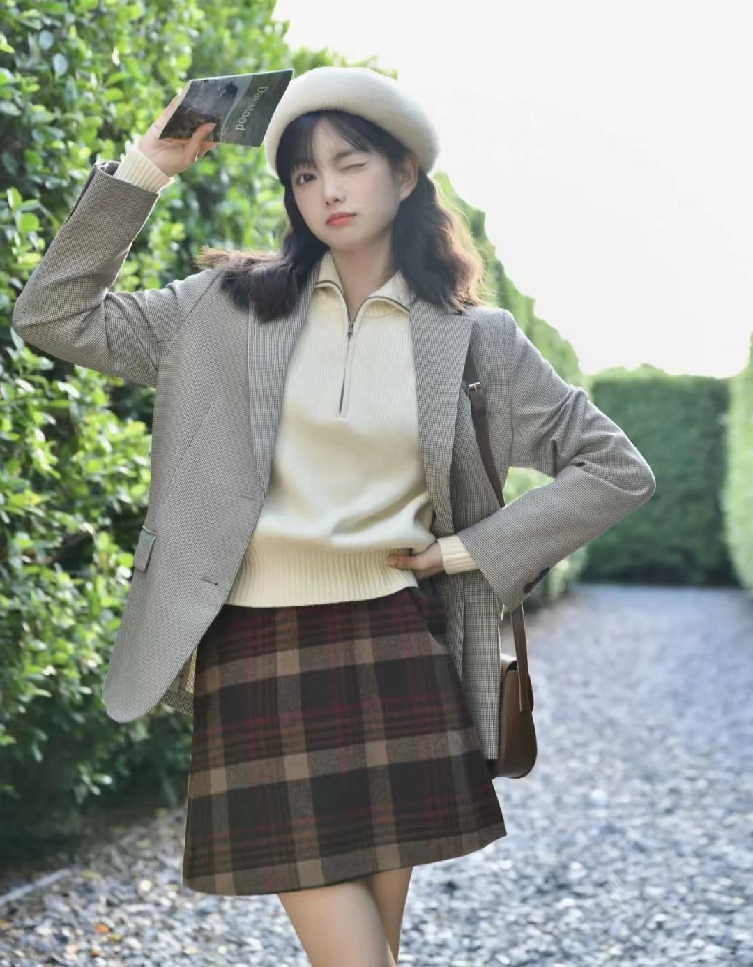 灯芯绒半身裙秋冬怎么搭配,灯芯绒碎花半身裙秋冬