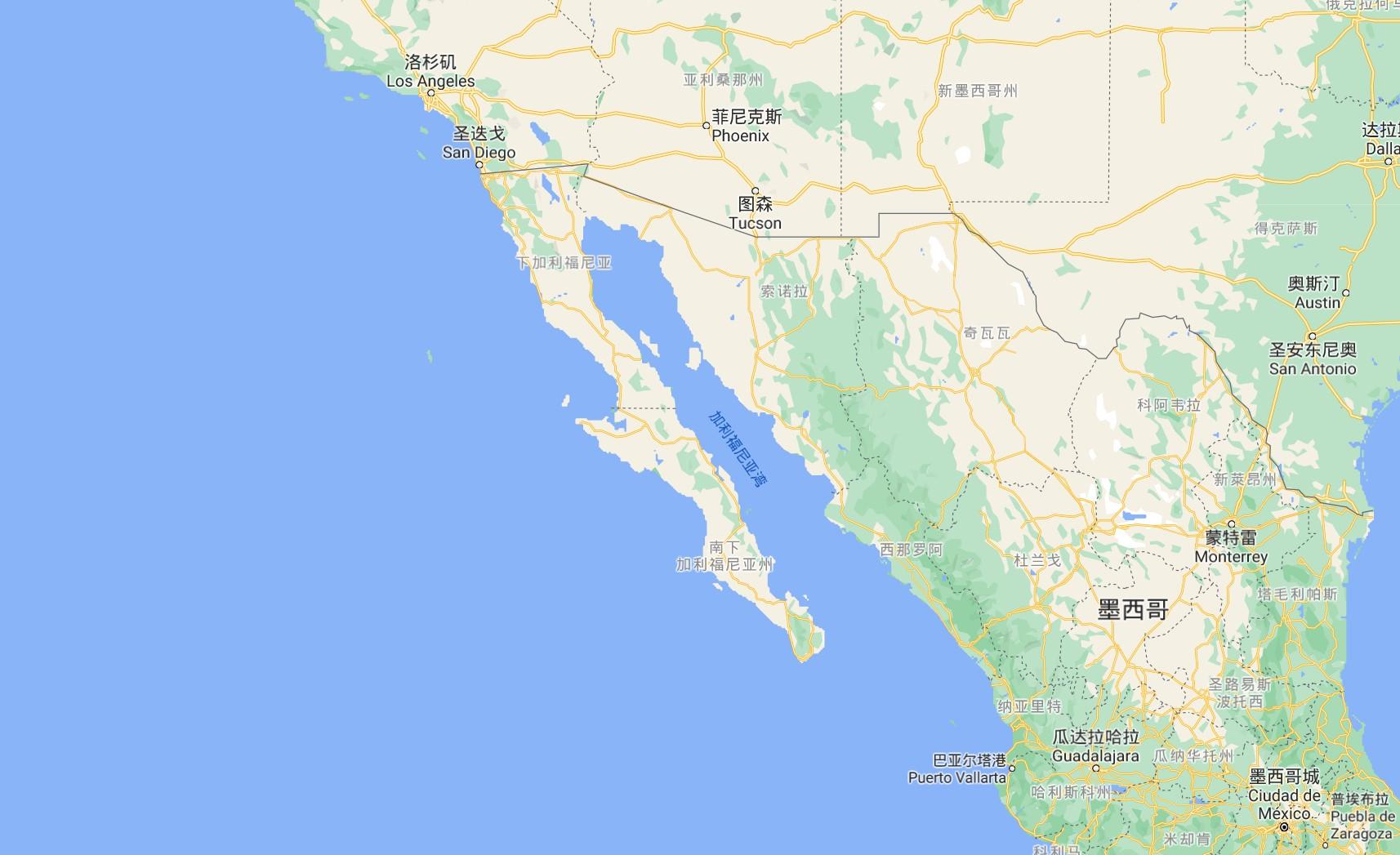 美国吞并了墨西哥多少领土,美国吞并的墨西哥领土有多大