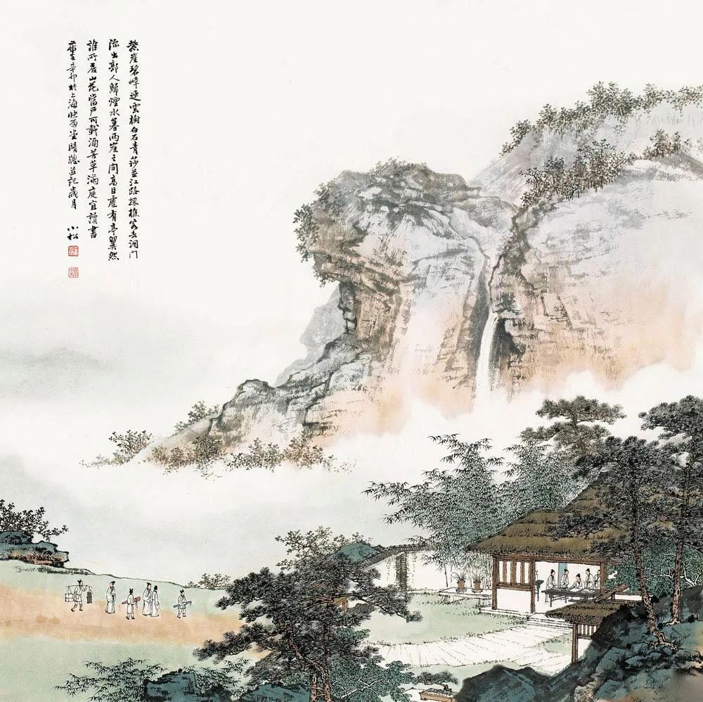 苏小松画家特点,苏小松山水作品