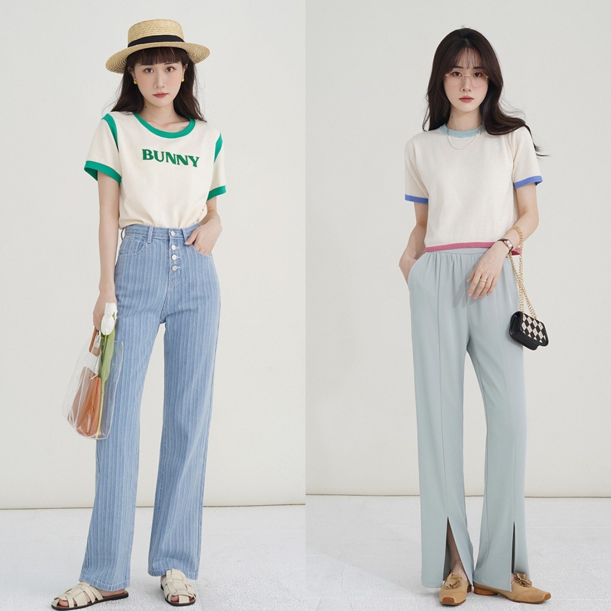 阔腿裤要怎么穿才又显瘦又好看,阔腿裤的时尚穿搭好看又独特