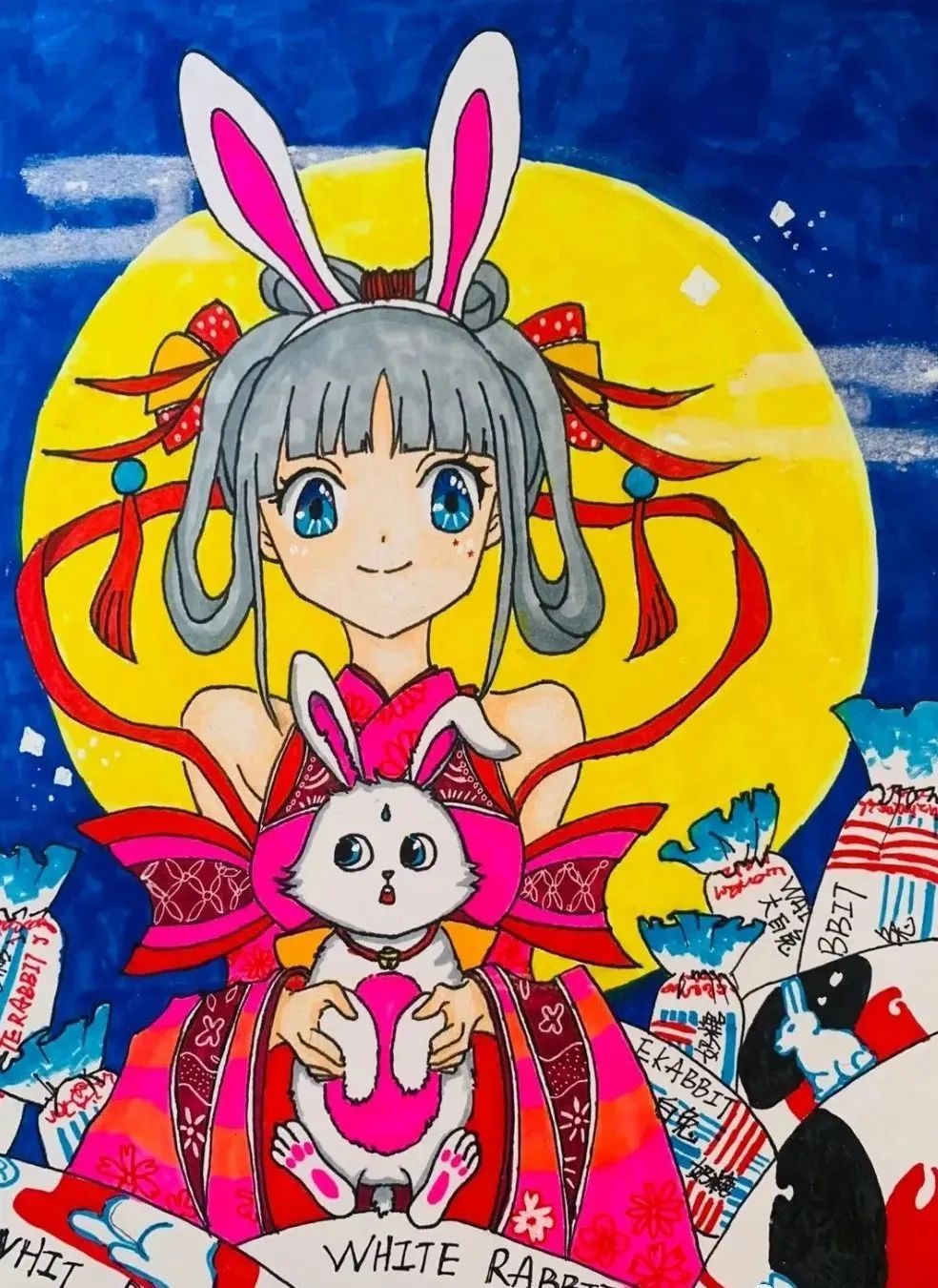 儿童地球创意画,儿童涂鸦大画集