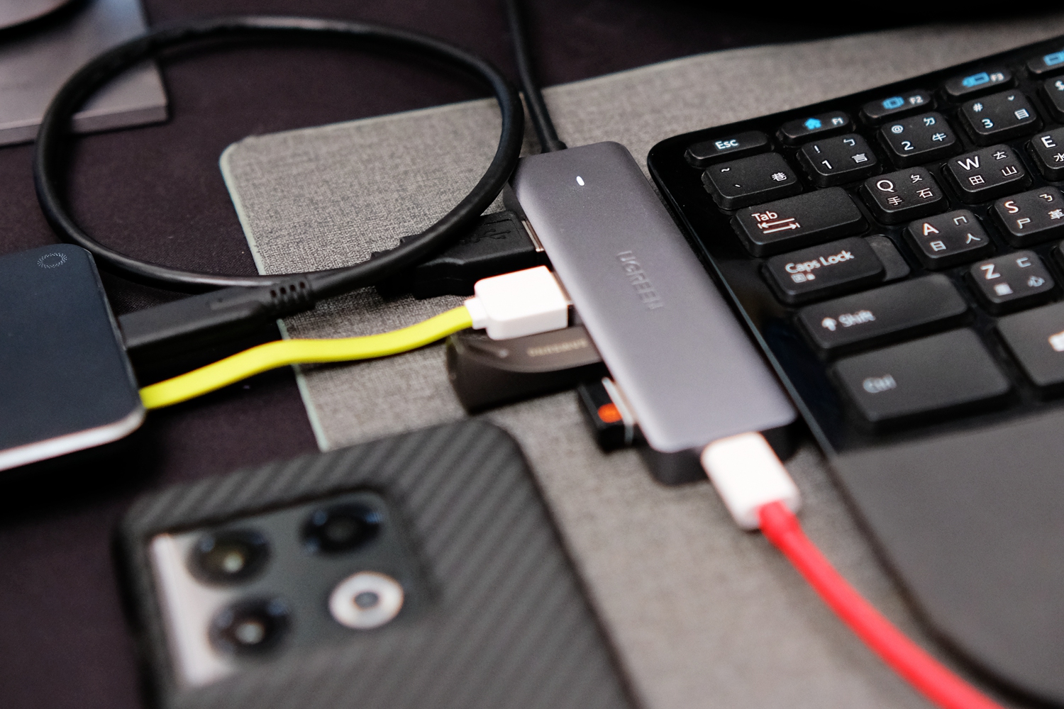 绿联4口USB3.0分线器,绿联三口分线器