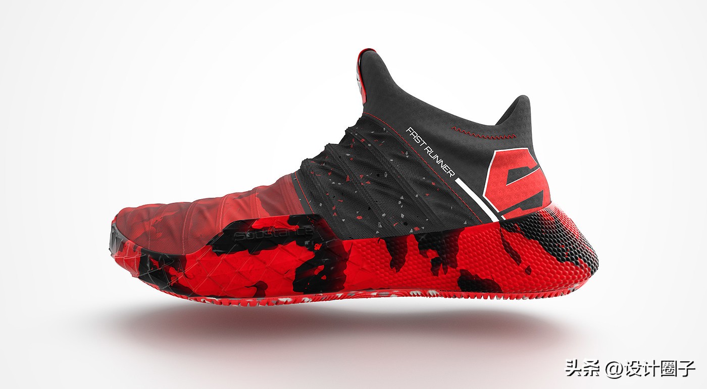 红色恶魔鞋,高级感红色鞋