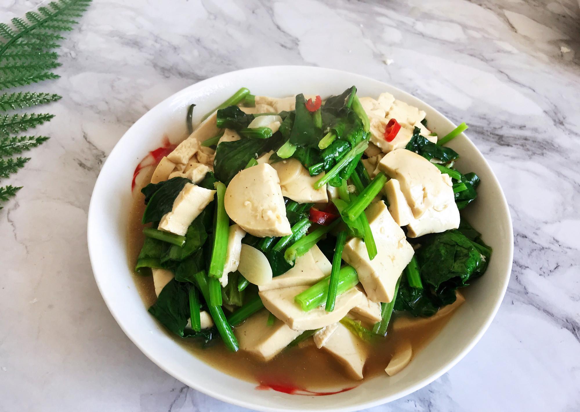 豆腐怎么炒好吃又简单的做法图解,豆腐这样做太香了不炒不炖不油炸