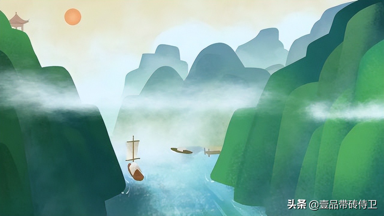 李白写的望天门山诗,李白的望天门山赏析