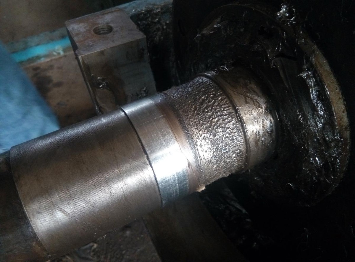 轴上的轴承位磨损了如何修复,环氧树脂可以修复水泵轴