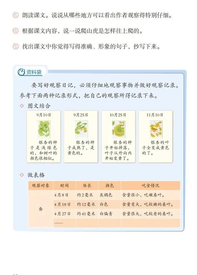 人教版小学语文（四年级上册）课本电子版暑假预习快收藏