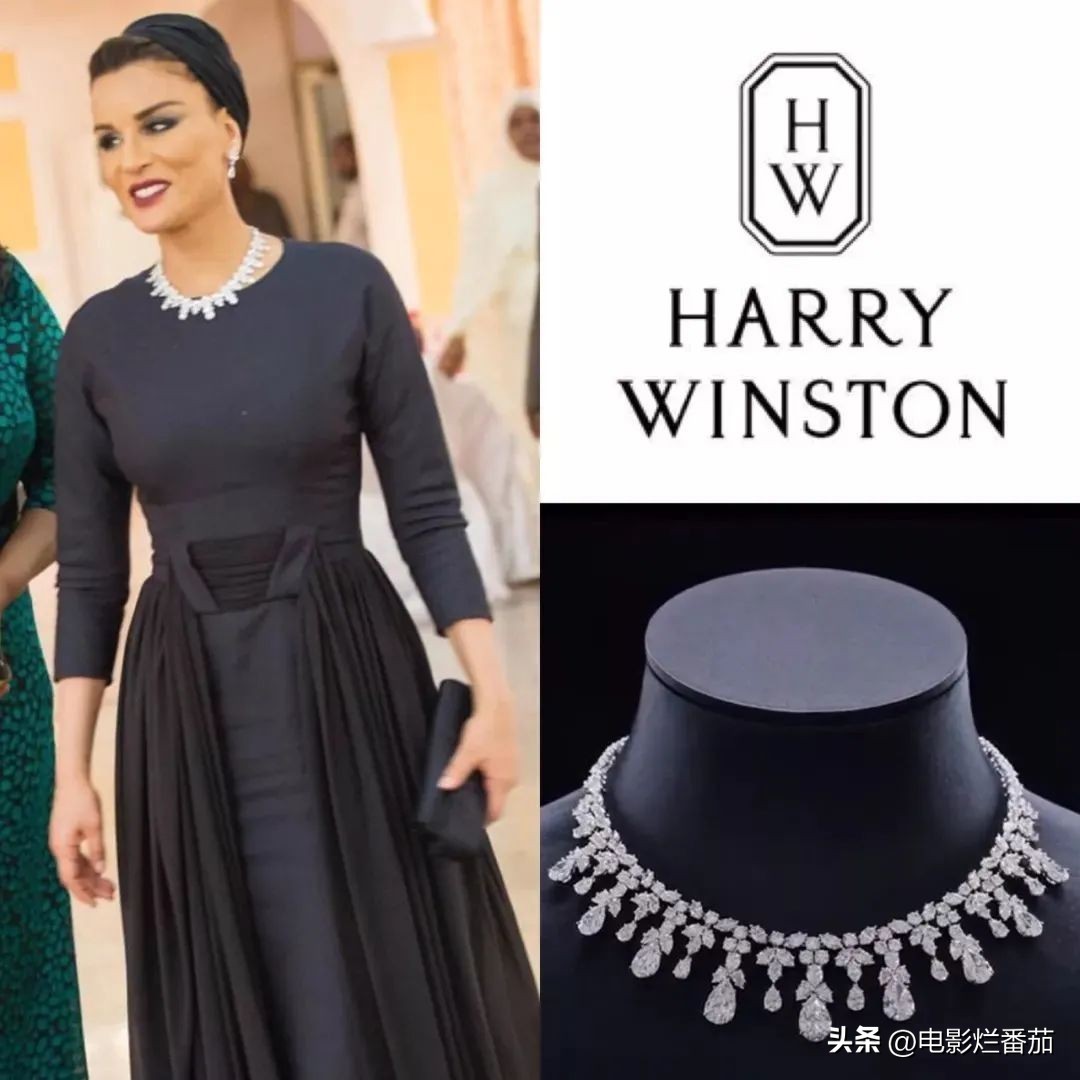 卡塔尔王太后配饰价格,卡塔尔王太后佩戴价值200万的胸针