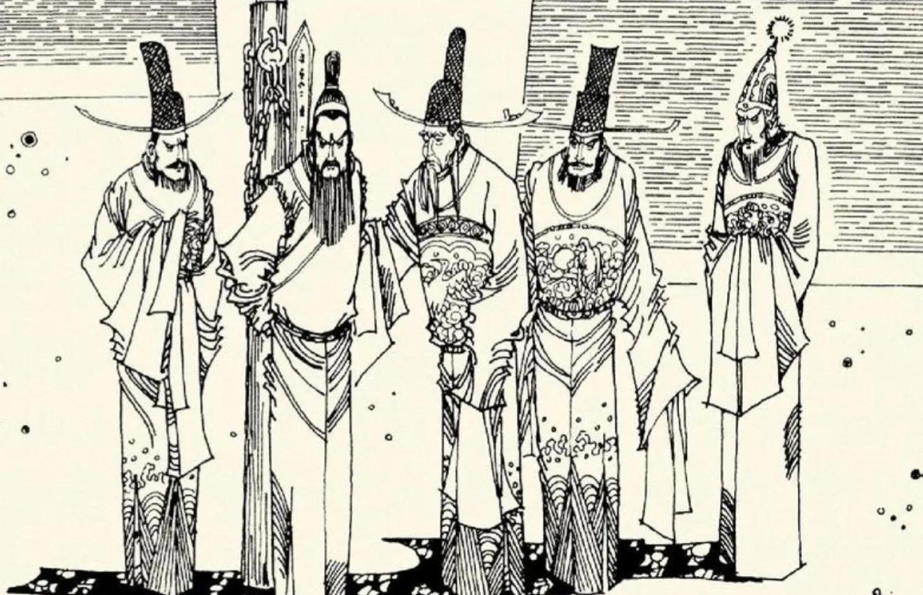 无能昏君要斩包公，一见八贤王拿出打王金锏，仁宗赶紧跪地求饶