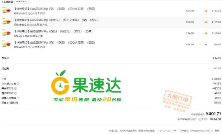 重庆果切加盟,果捞果切店加盟