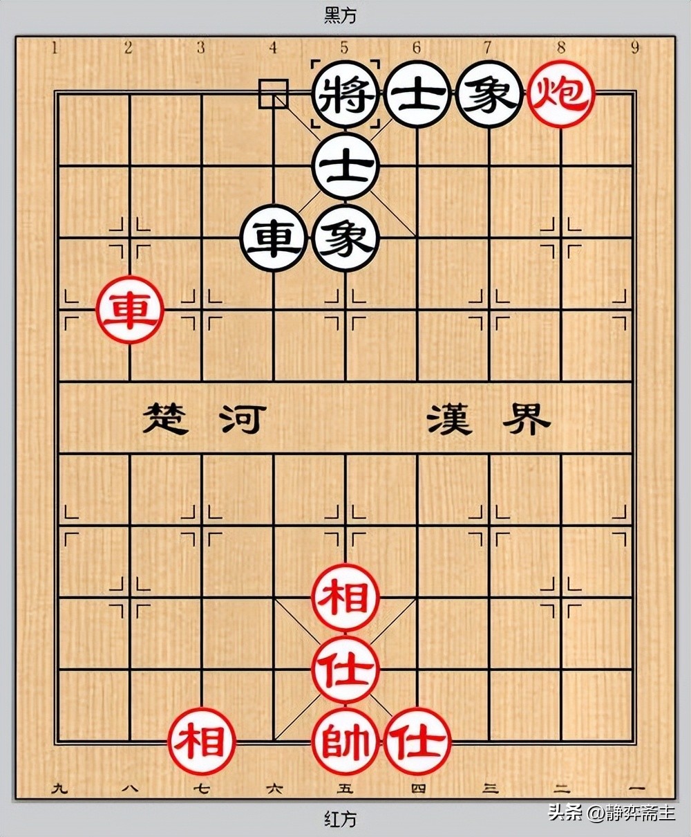 单车士守和车单兵定式,单车士象全守和炮车的定式