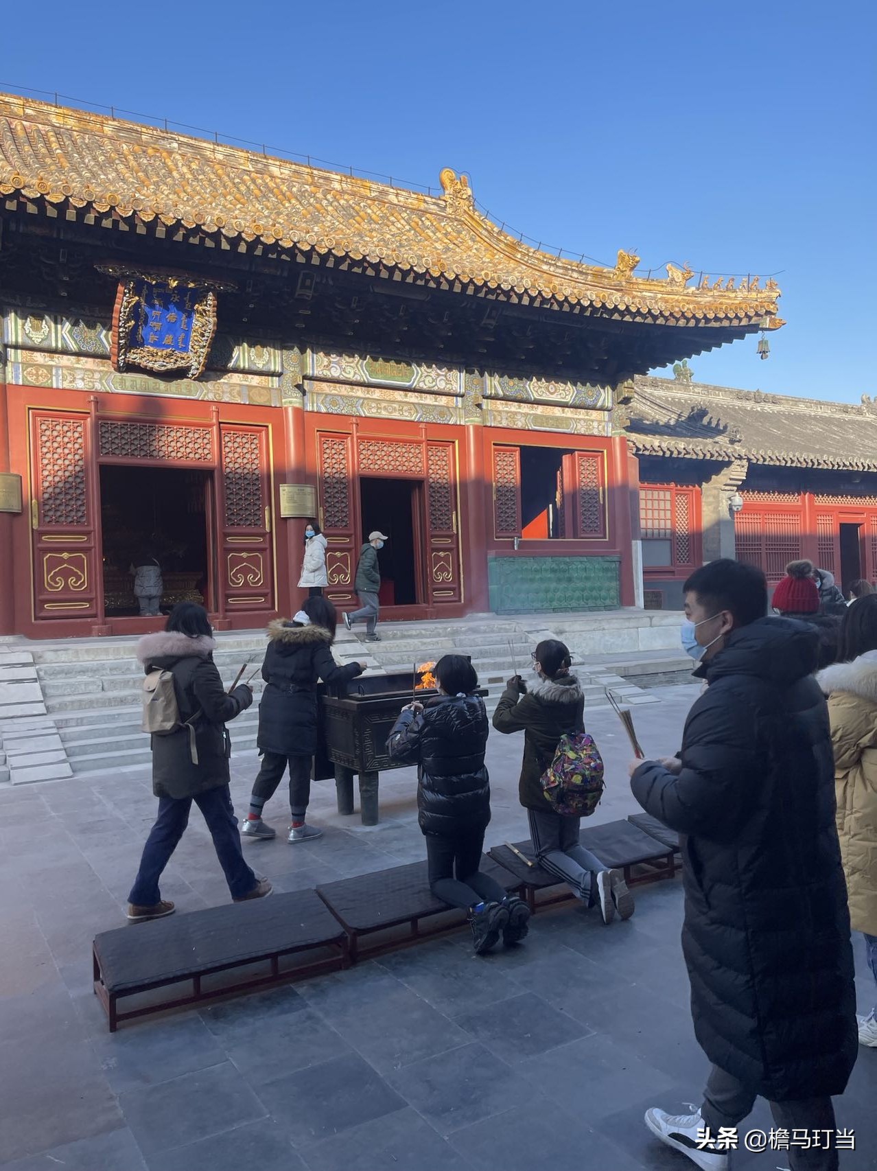 为了内心的安宁图片,去雍和宫寻找心灵的安静