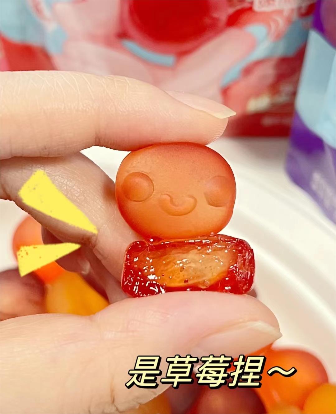 金丝猴爆浆果汁软糖,金丝猴白桃果汁软糖