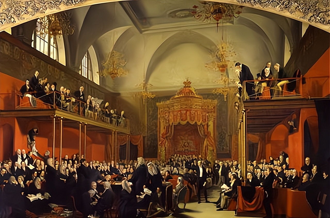 英国议会的发展：13世纪中后期，议会是一个多等级联合会议