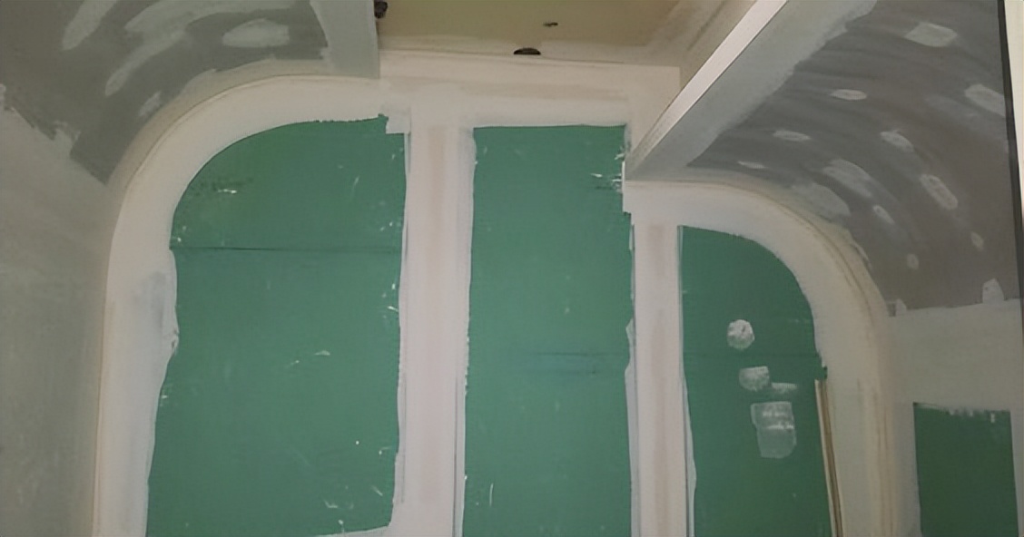 阳台包弧形吊顶施工图,弧形吊顶在施工图中怎么表示出来