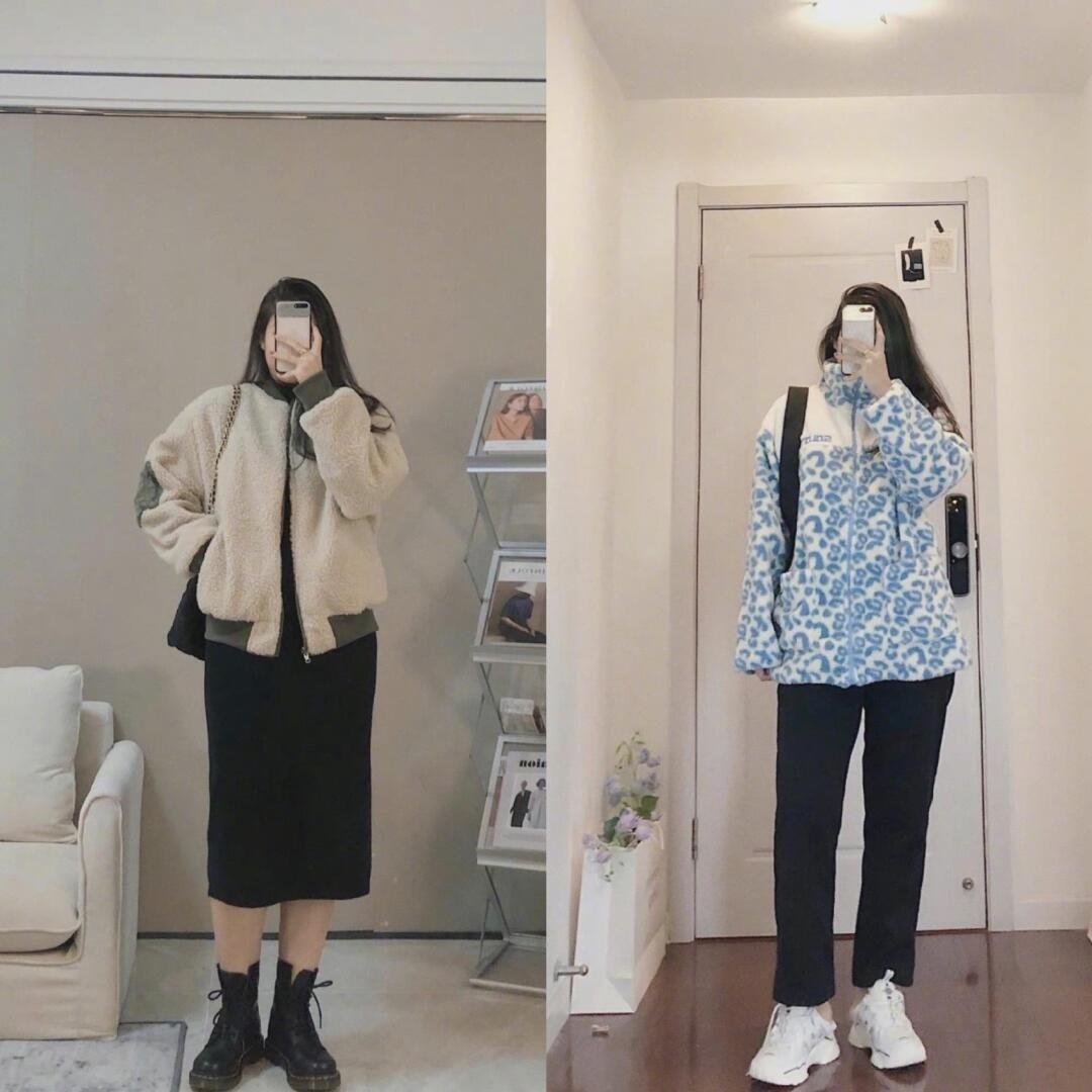 160120斤微胖女生秋冬连衣裙穿搭,适合微胖女孩的冬季新中式穿搭