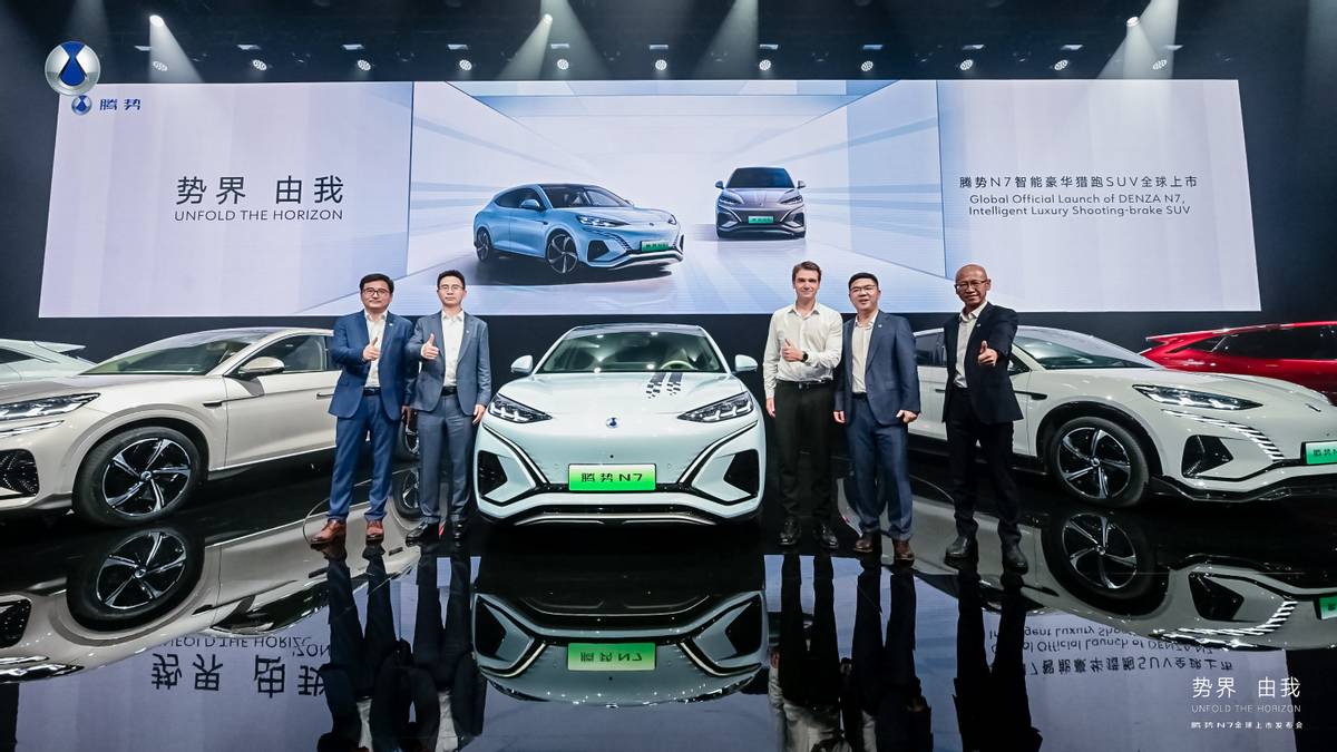 豪华大五座家用suv首选腾势n7,腾势n7不是全系标配空气悬挂