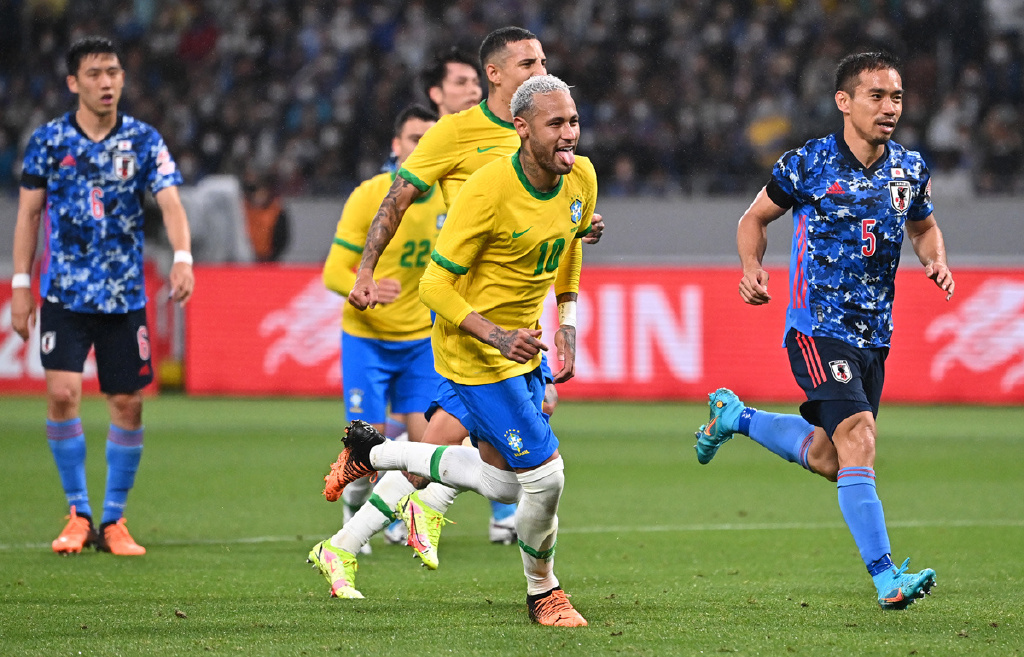 巴西4:0日本内马尔大四喜,巴西4-1韩国内马尔回顾