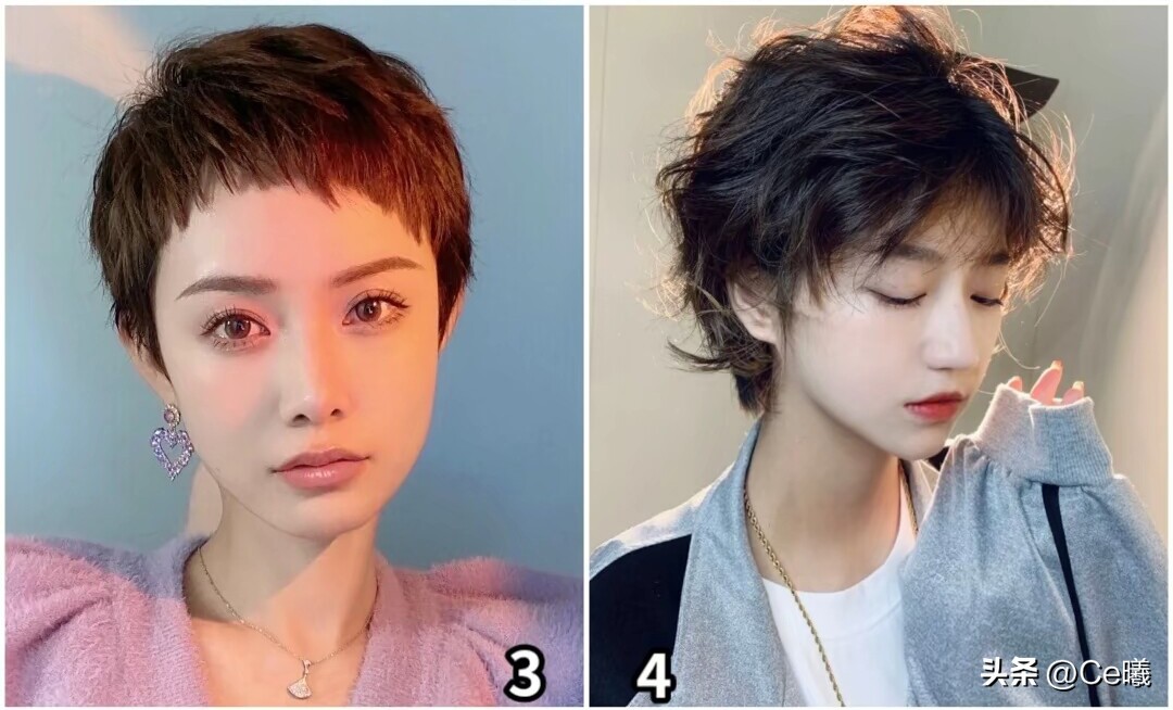 韩系短发简约高级中短发发型,韩式短发24款洋气短发