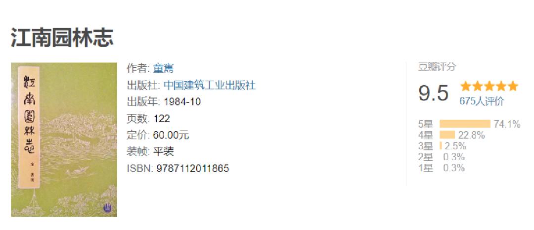 想系统学习园林，这份中国景观园林书单请收好