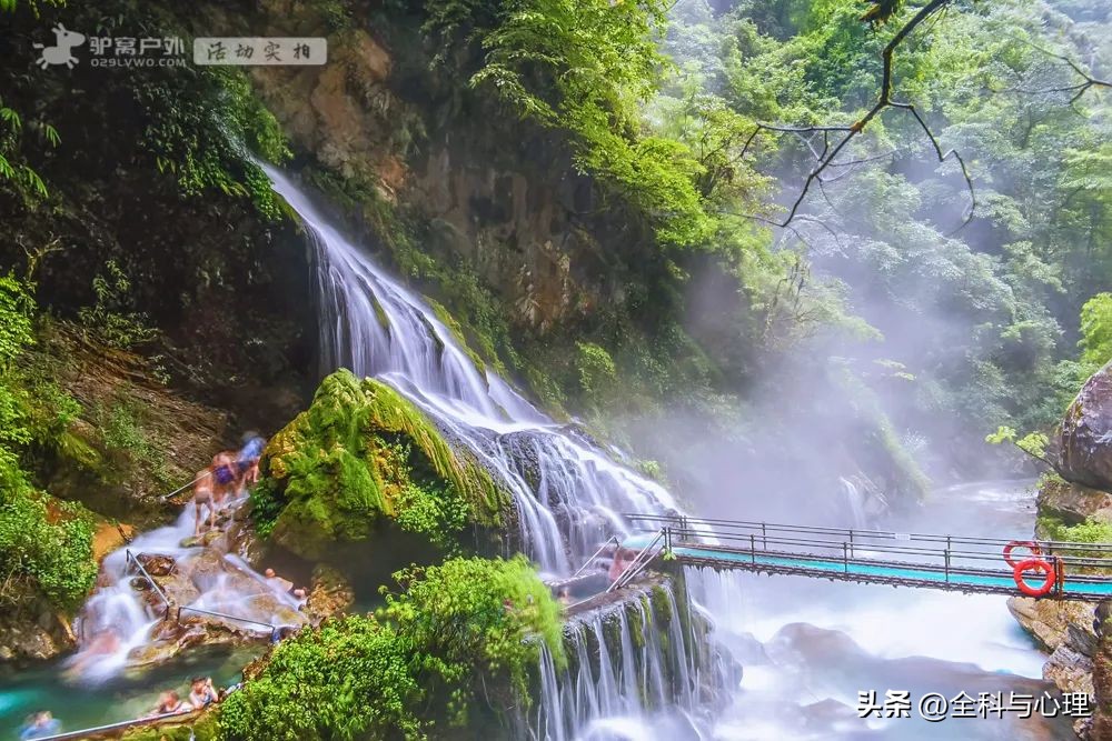 四川大凉山温泉瀑布视频,四川大凉山螺髻山温泉瀑布