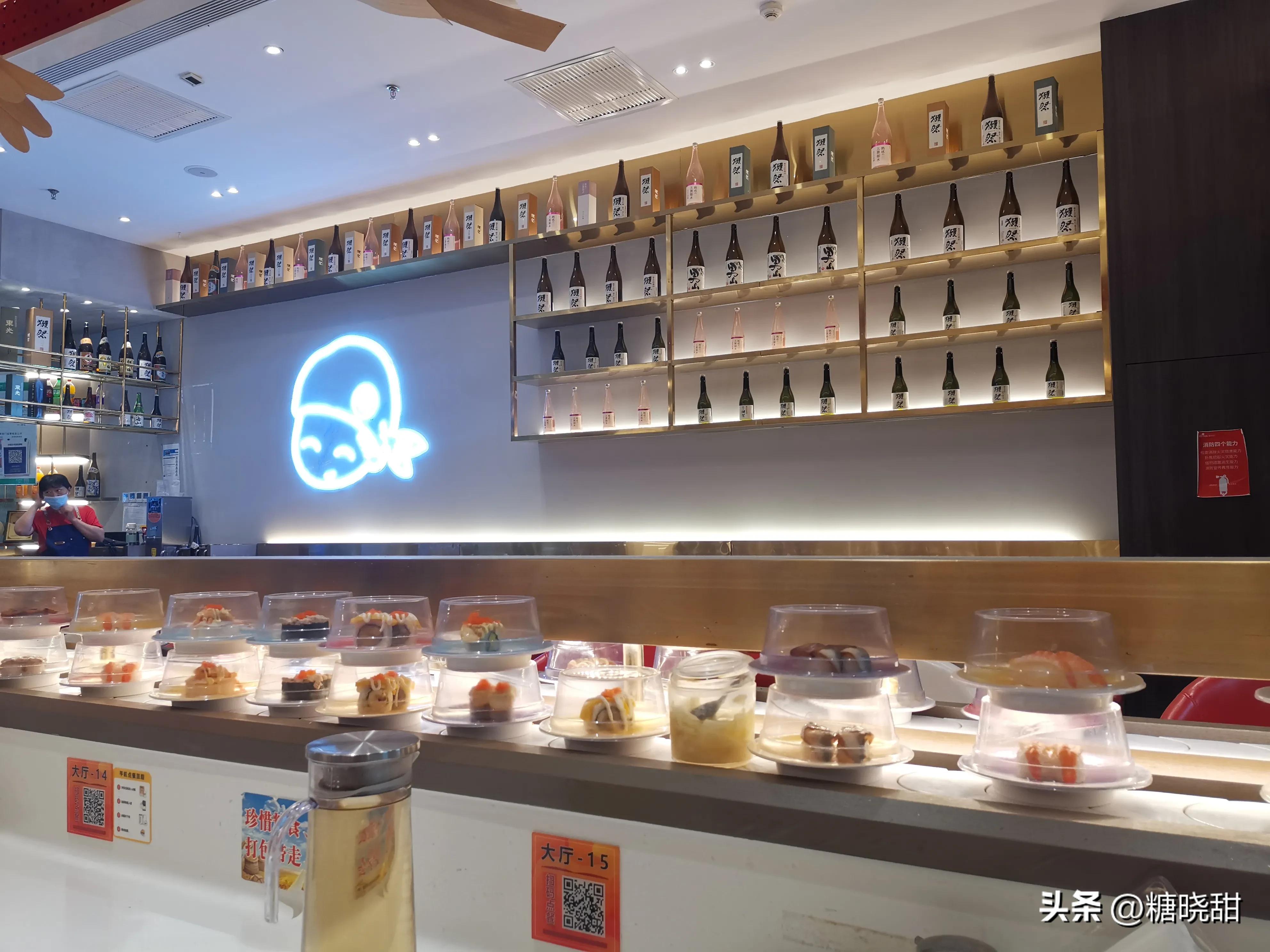 回转寿司探店,美食探店回转寿司