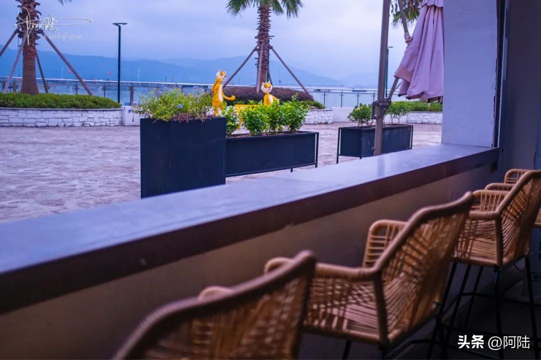 在宁海湾遇见最孤独的咖啡馆，它的面积不大，却“ins风”十足