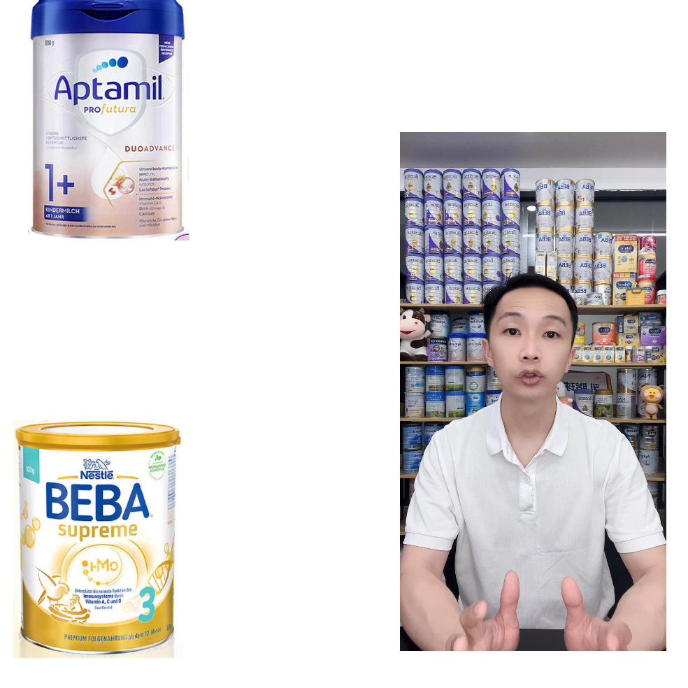 今天对比大家都比较熟悉的德国高端奶粉雀巢BEBA至...