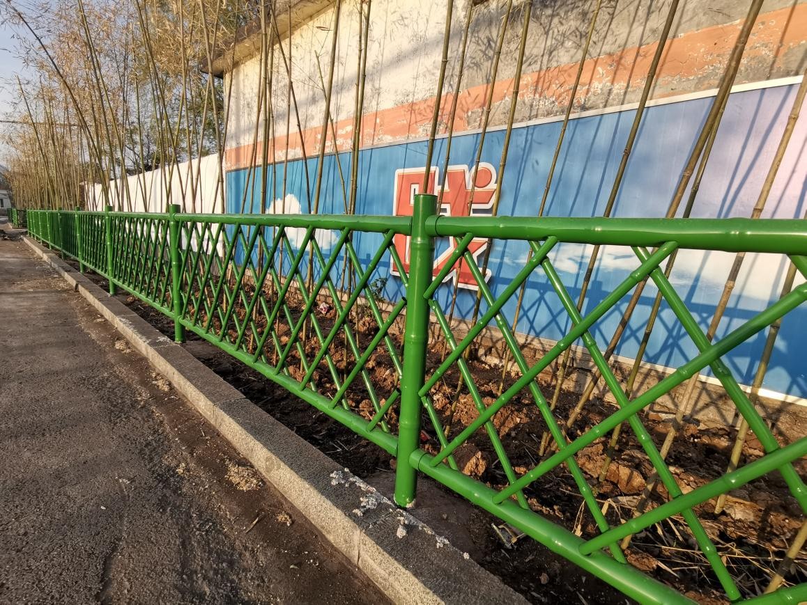 仿竹小院护栏,庭院仿竹护栏价格