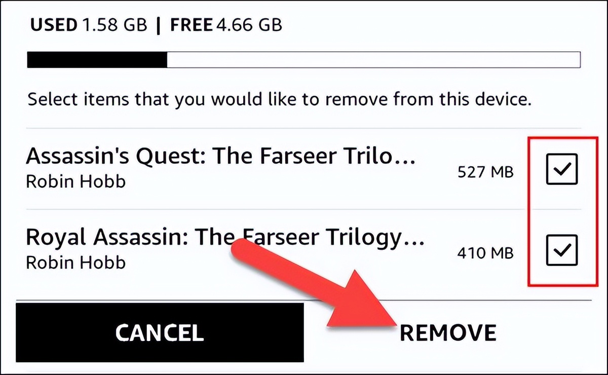 kindle怎么将书完全删除,kindle如何删除上传的书籍