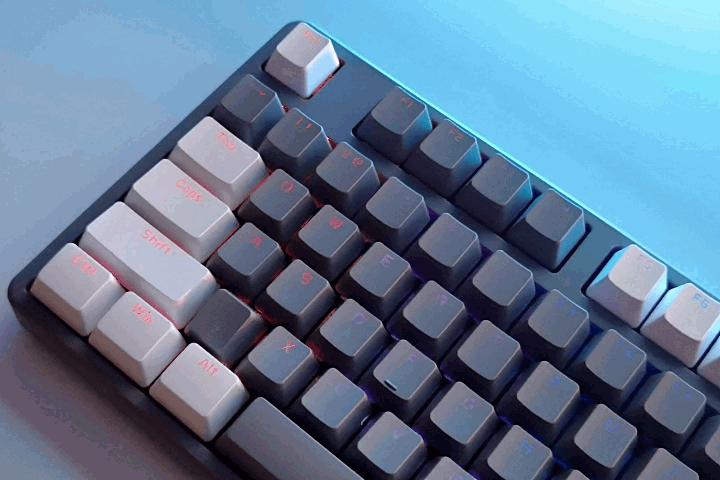 黑爵104键机械键盘,pbt键帽食品级