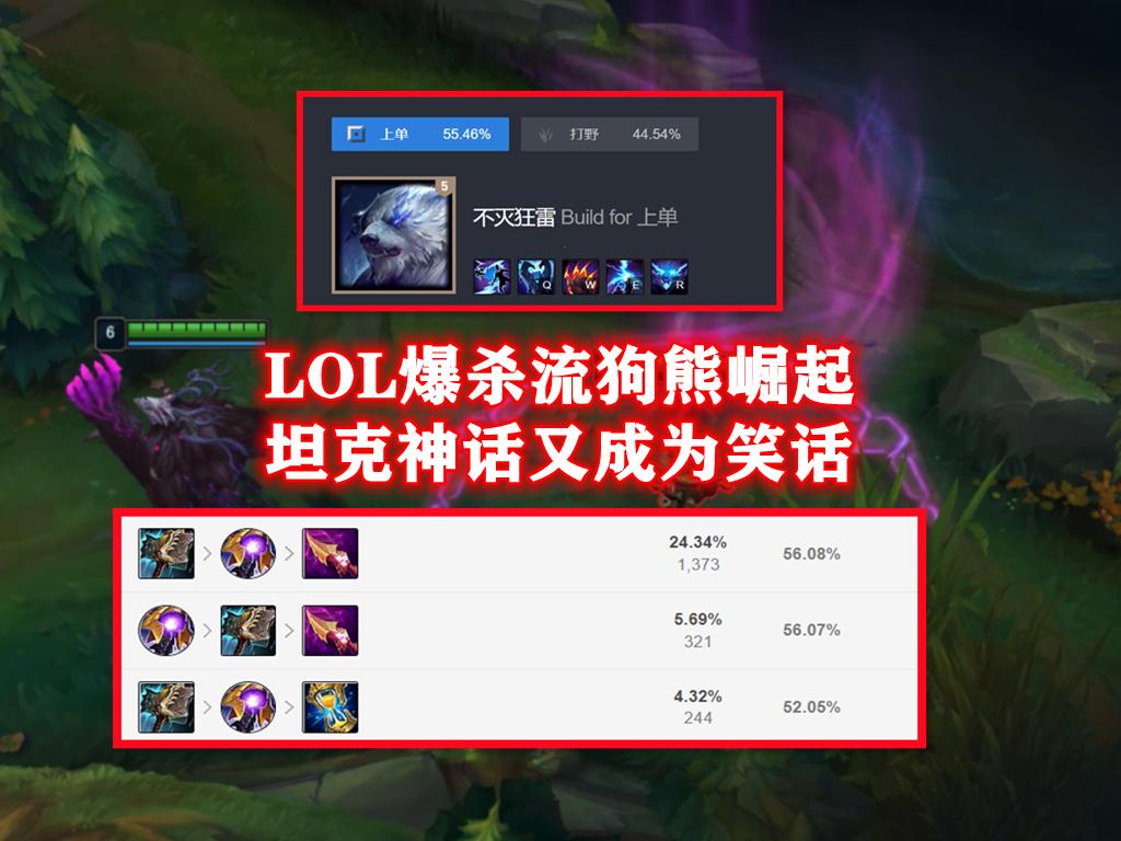 lol黑科技闪电流狗熊,lol爆杀流打野