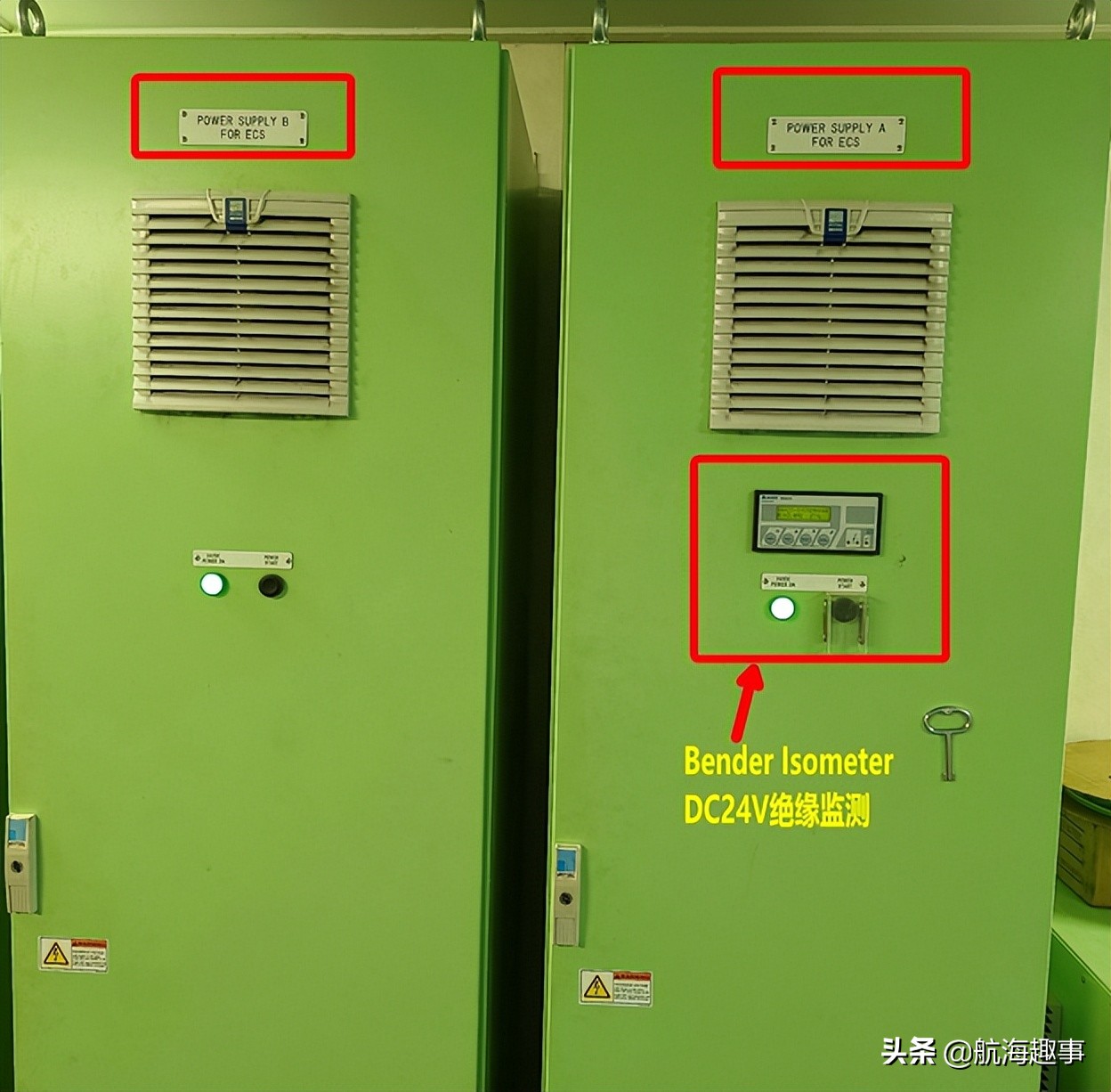 黄老轨分享，查找曼恩电喷主机ECS低绝缘故障，确实要点耐心