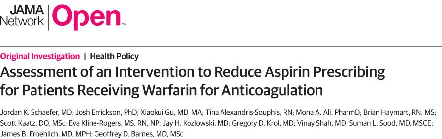 世界血栓预防日,服用华法林陈旧性血栓能治疗好吗