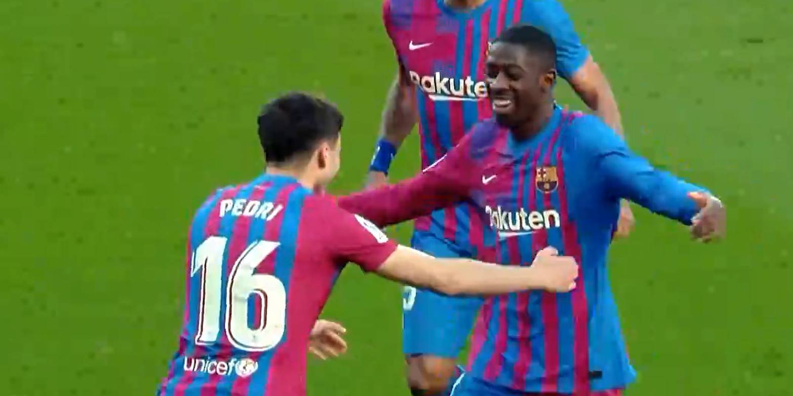 奥巴梅扬帽子戏法绝杀,巴塞罗那奥巴梅杨出场