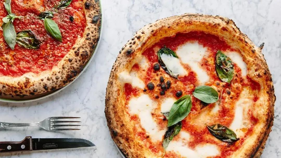 玛格利塔披萨美食,意大利美食玛格丽披萨