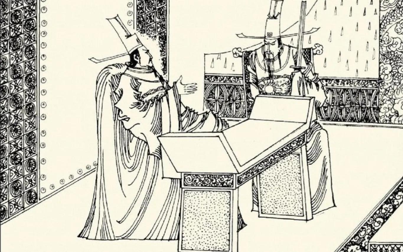 无能昏君要斩包公，一见八贤王拿出打王金锏，仁宗赶紧跪地求饶