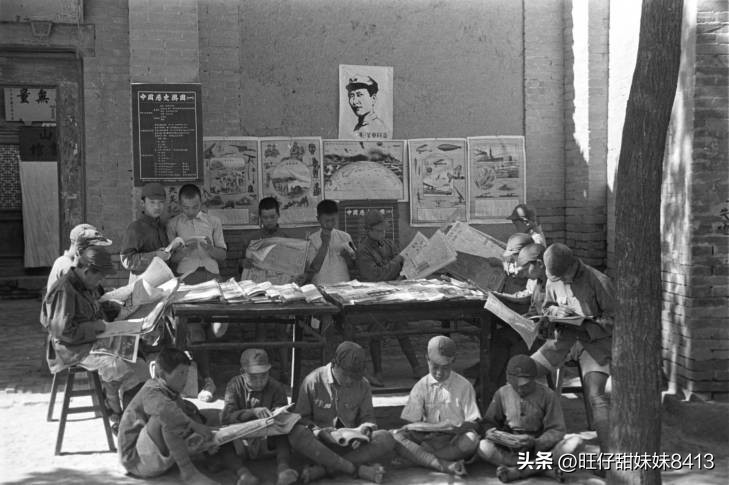 一组1937年延安珍贵老照片,延安老照片抗日时期