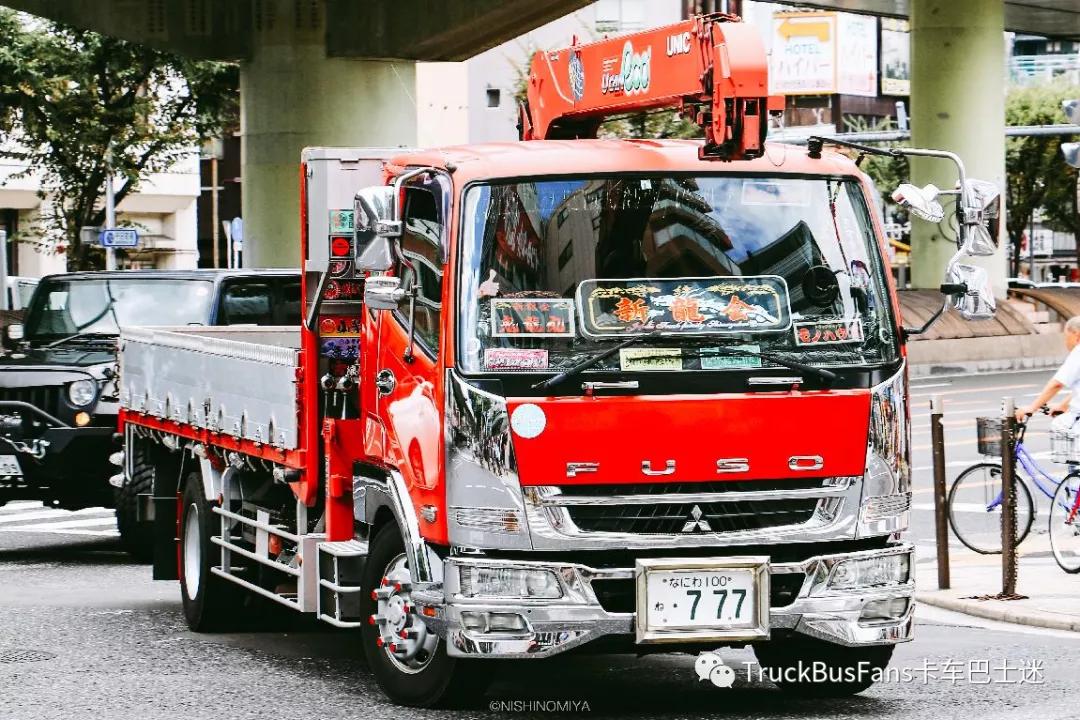 日本卡车是这样拍的,日本街头小型卡车