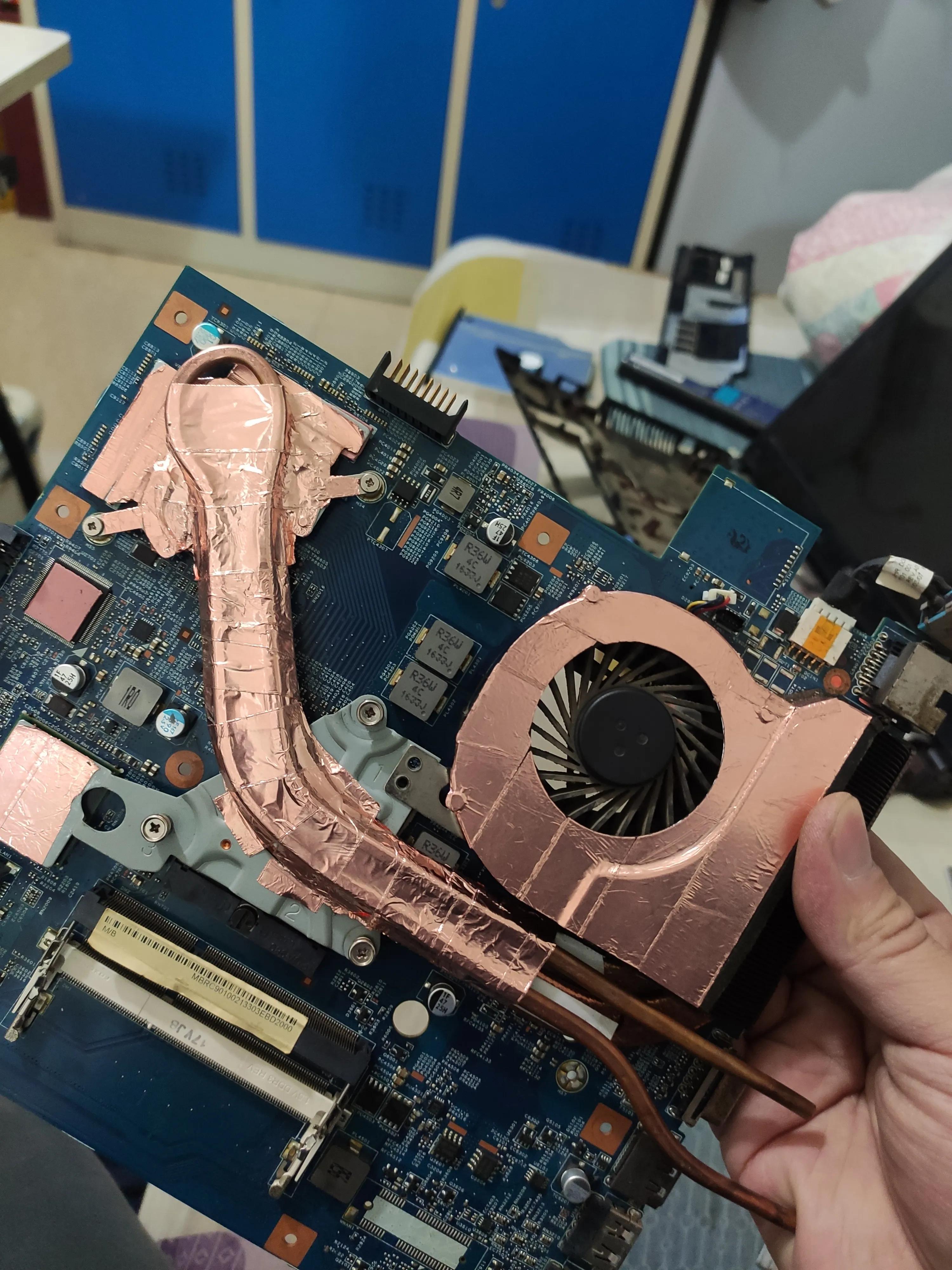 宏碁4750笔记本散热改装,宏碁4752改水冷