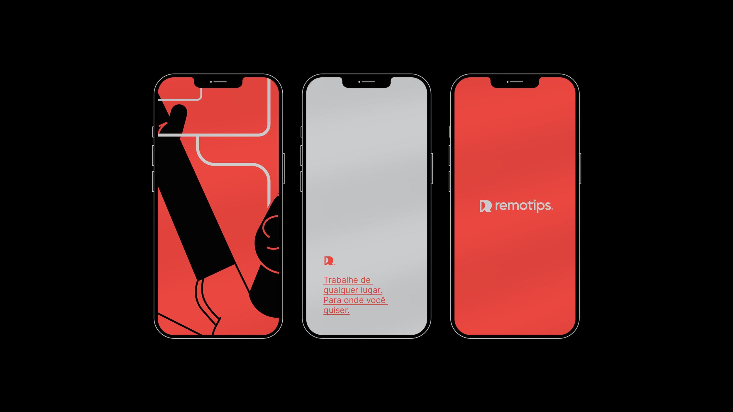 Remotips巴西境内外远程工作公司logo设计via:berrielbrands