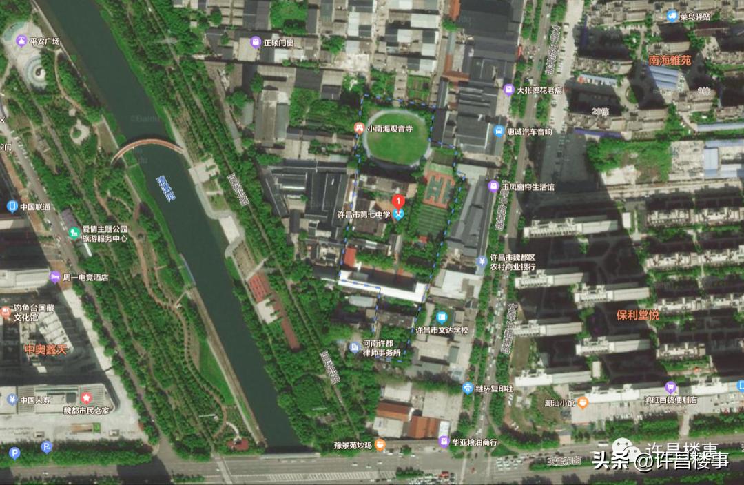 图解许昌市东城区2023年中小学学区划分（仅供参考）