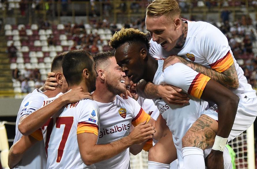 意甲罗马击败拉齐奥,罗马vs萨勒尼塔纳21赛季比赛回放