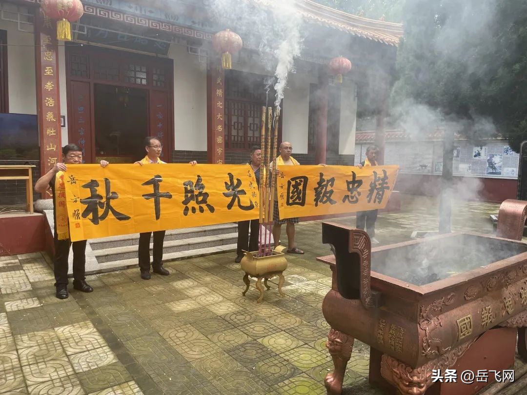 青岛市岳研会赴高密精忠庙拜谒参访开展两地岳飞文化交流